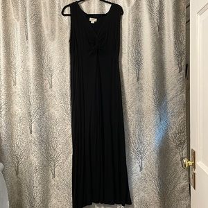 Anthropologie Black Maxi Dress